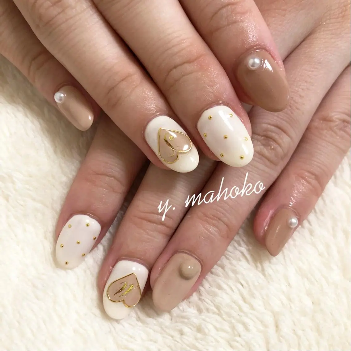 ネイル ハンドネイル パラジェル有/ 長さだし/mahoのネイルデザイン