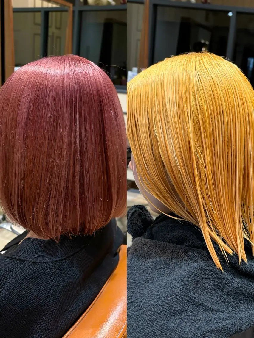 ミディアム ヘアカラー neolive emのヘアスタイル
