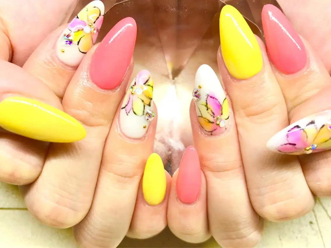 ネイル アートネイル スカルプネイル ネイルサロンアウル ayaka💋のネイルデザイン