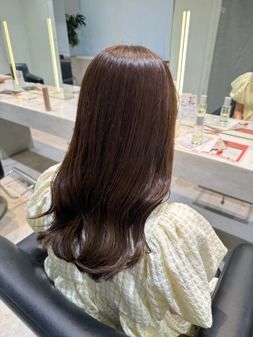 [ 当日予約限定 ] カラー＆トリートメント𓂃𓈒𓏸︎︎︎︎の写真
