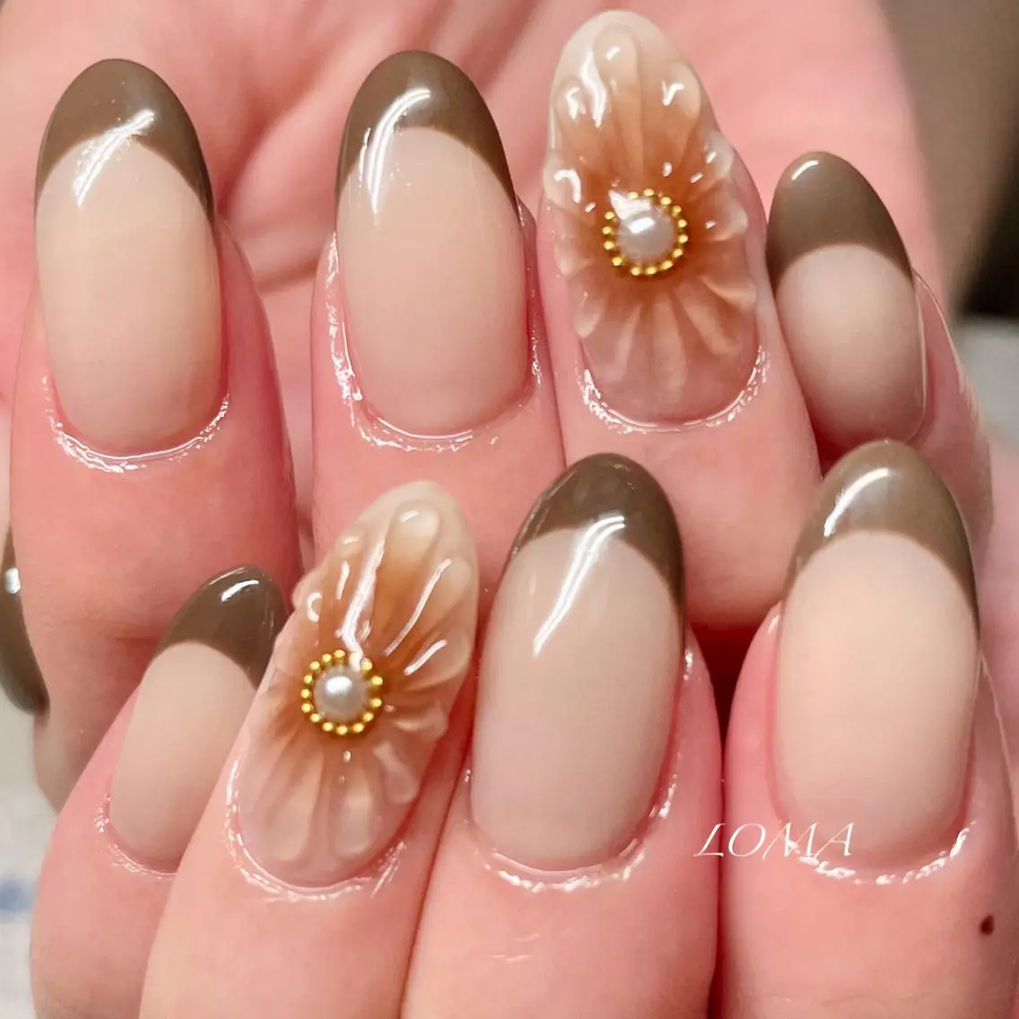 メンズ ネイル ハンドネイル ハンドケア m-nail 🌙minamiのネイルデザイン