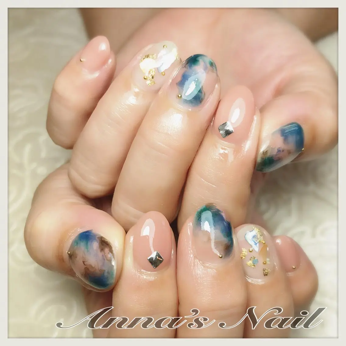 ネイル 清口 杏奈のネイルデザイン