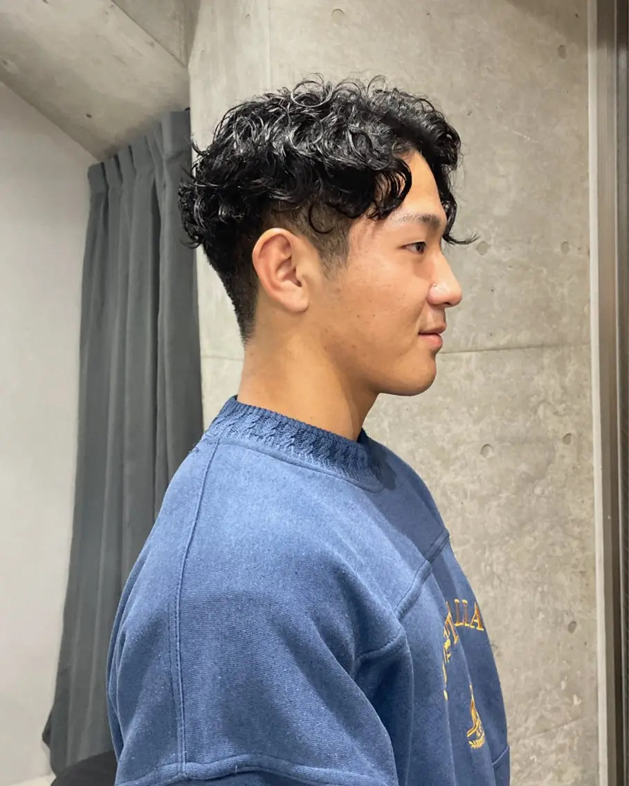 ショート カラー パーマ メンズ カット ヘアカラー トリートメント 表参道🌿赤み消し カラー/チナツのヘアスタイル
