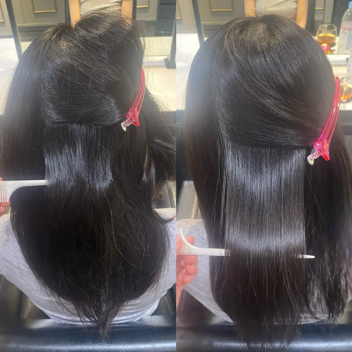 セミロング 縮毛矯正 トリートメント 髪質改善🪽🎀 みおのヘアスタイル