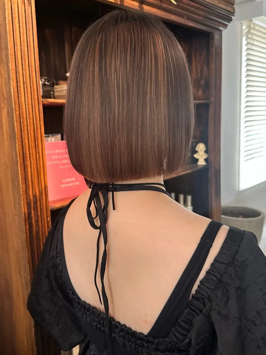 ショート ボブ カット ヤマダ アオイのヘアスタイル