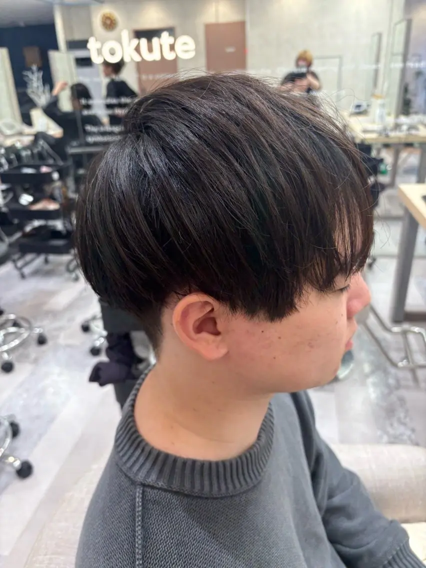 メンズ カット tokute 片岡心🐥のヘアスタイル
