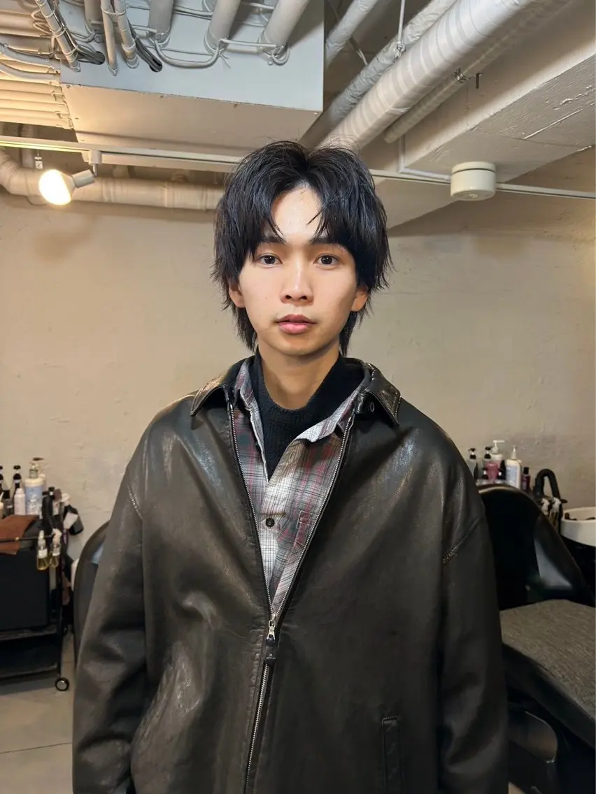 メンズ アップバング カット メンズ特化美容師 水野友貴のヘアスタイル