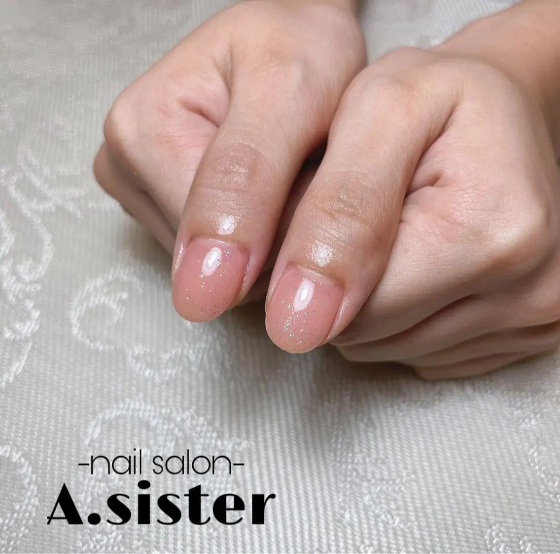 ネイル ラメ(グリッター) ワンカラーネイル ハンドネイル nail salon 《A.sister》のネイルデザイン