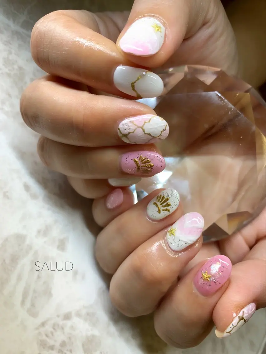 ネイル ハンドネイル Nail Salon SALUDのネイルデザイン