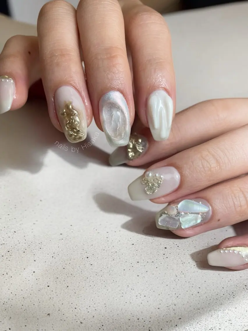 ネイル ハンドネイル Hisaka Mikiのネイルデザイン