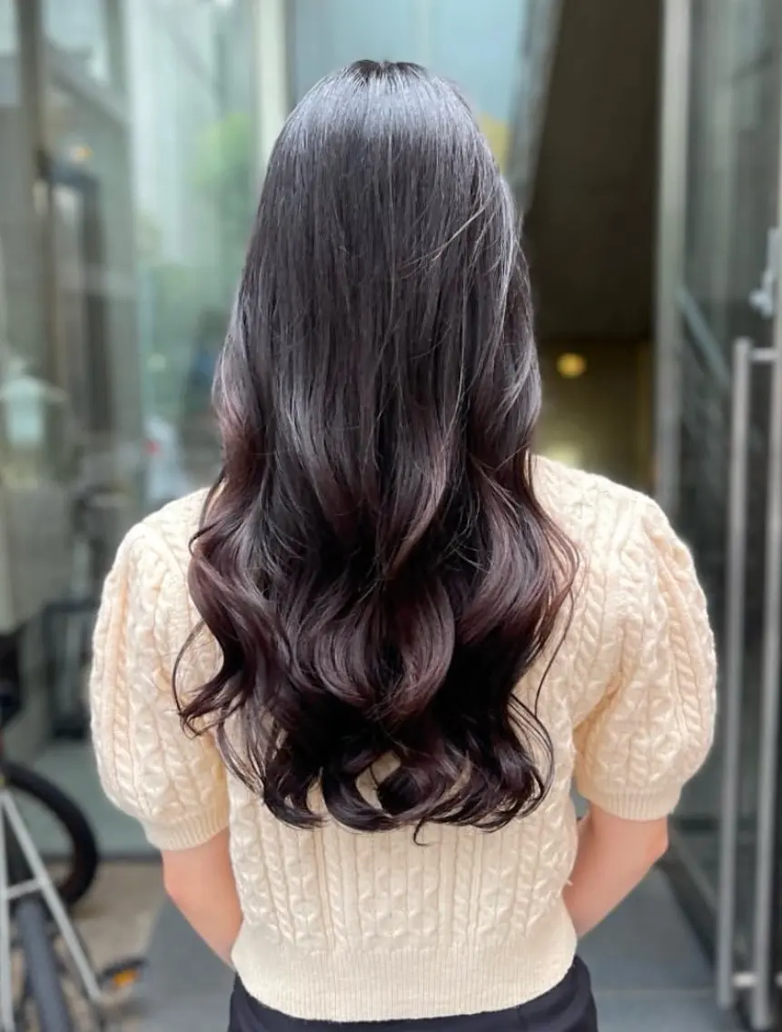 ロング パーマ デジタルパーマ カット パーマ トリートメント 所沢パーマ セキネユウタのヘアスタイル