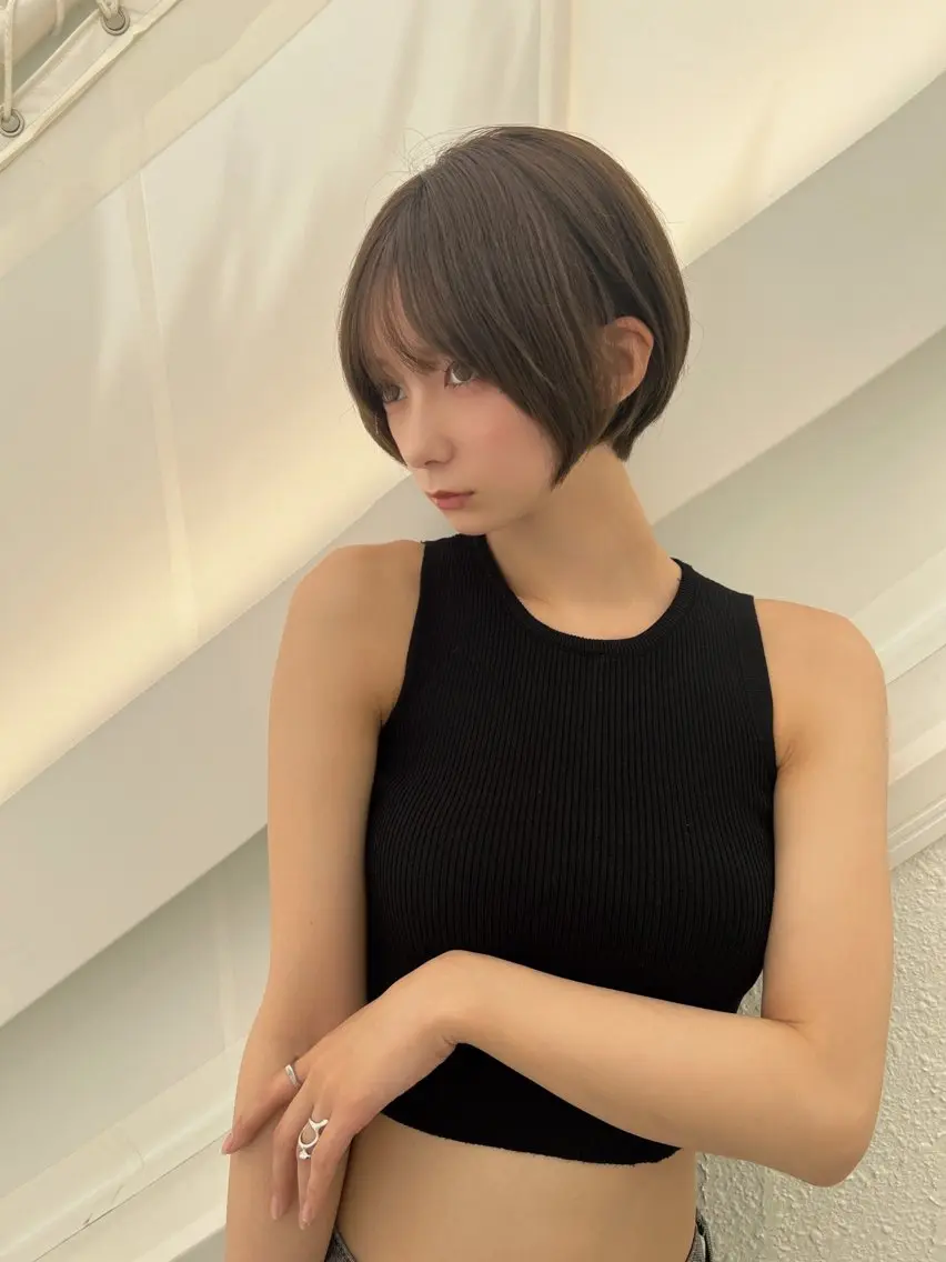 ショート カラー カット ヘアカラー トリートメント 💎透明感カラー特化 💎TAISEIのヘアスタイル