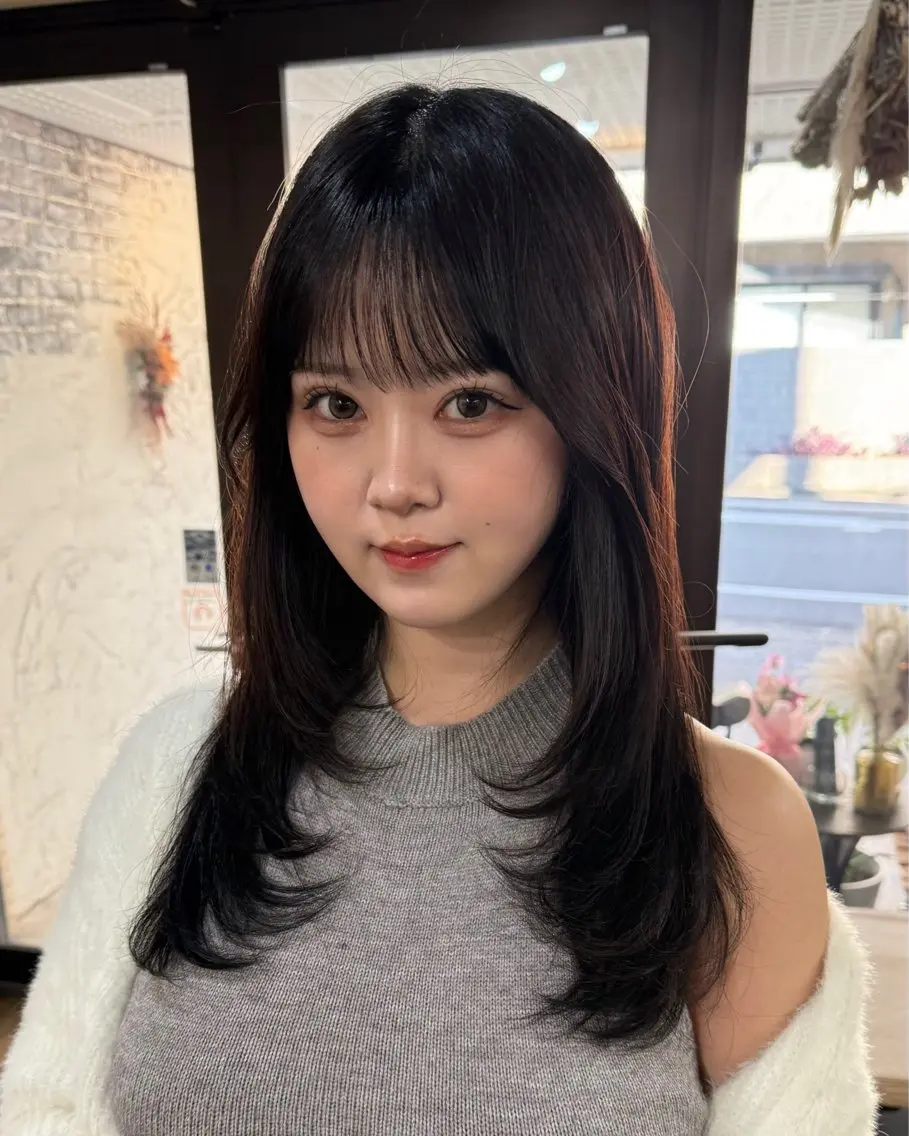 韓国ヘア🇰🇷レイヤー◎ヨシンモリ◎タンバルモリ◎巻き髪◎波巻き◎くびれヘア等 アイロンセット 詳細情報必読下さい😊の写真