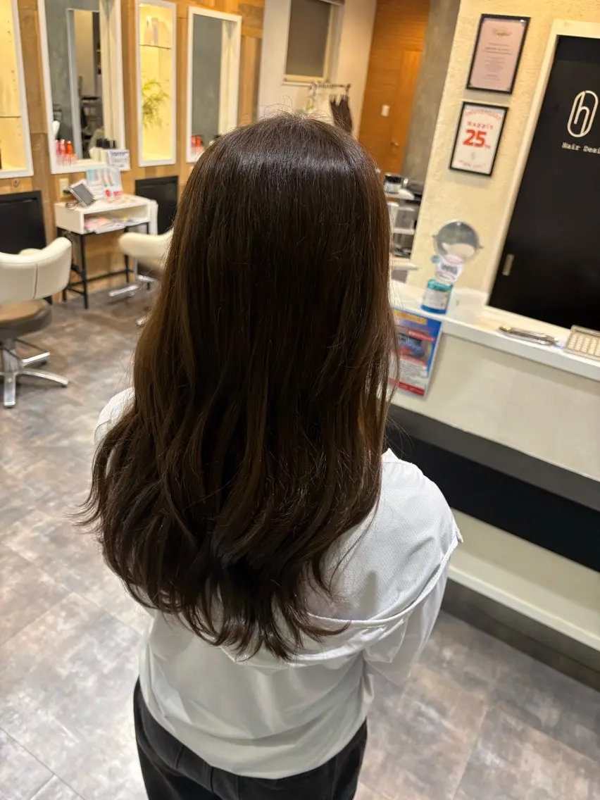 カラー ブラウンカラー （ハピス） むつみのヘアスタイル
