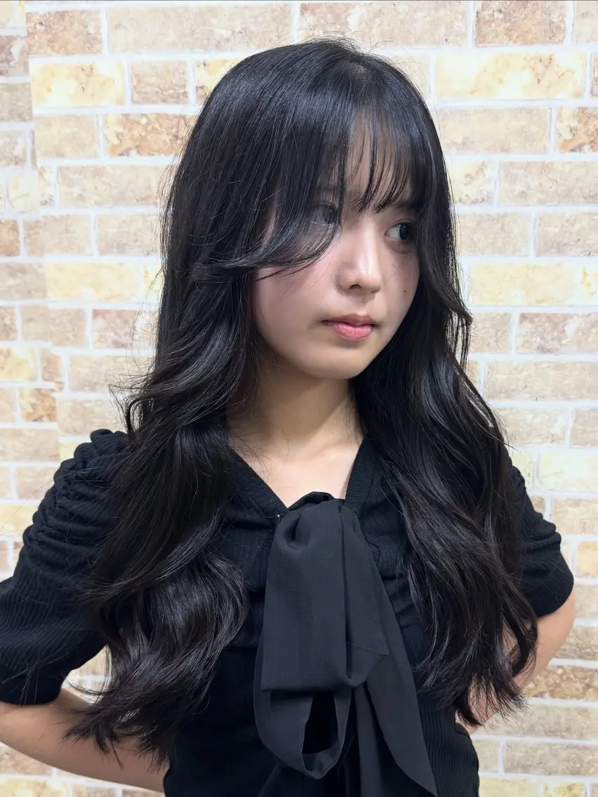 ロング 皆川 千奈実のヘアスタイル