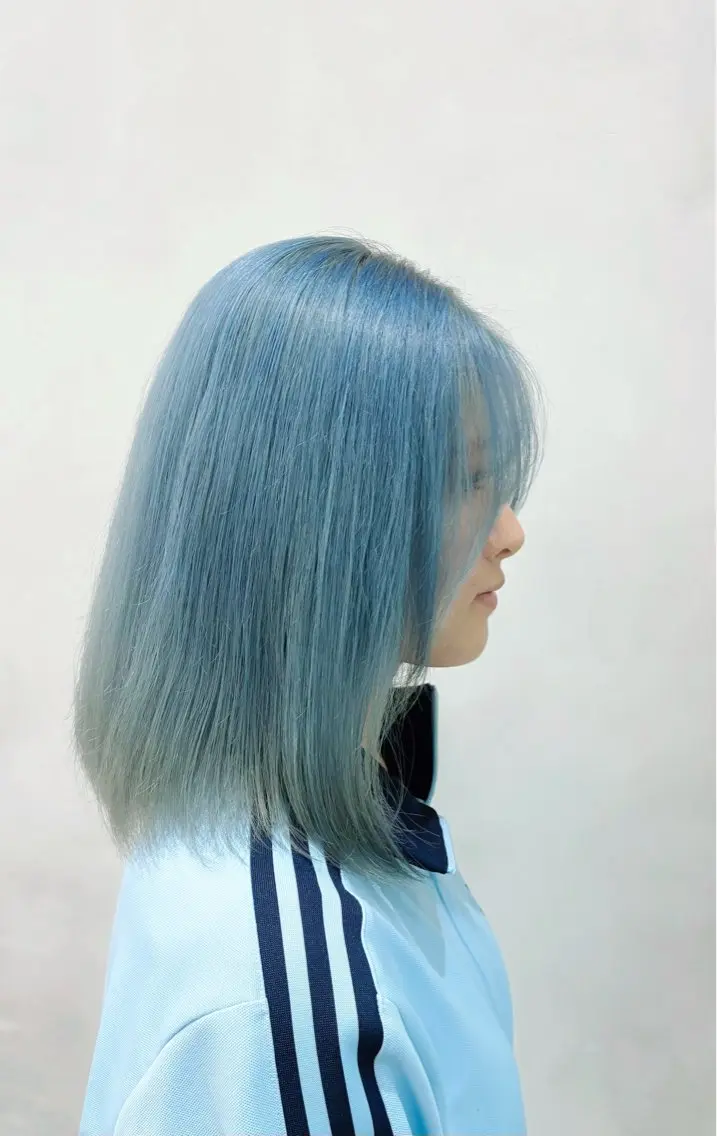 ミディアム ヘアカラー トリートメント ハイトーン/韓国ヘア senaのヘアスタイル