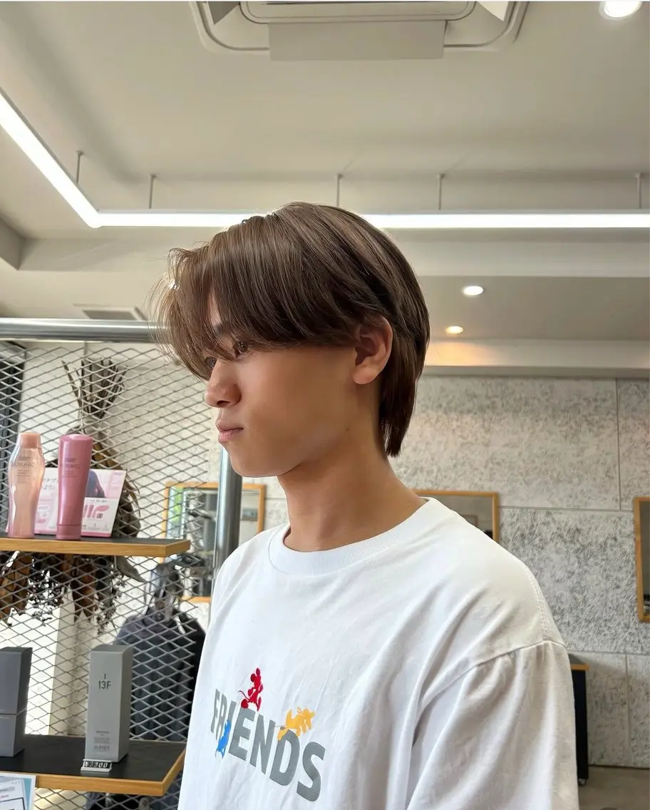カラー 山﨑 煌也のヘアスタイル