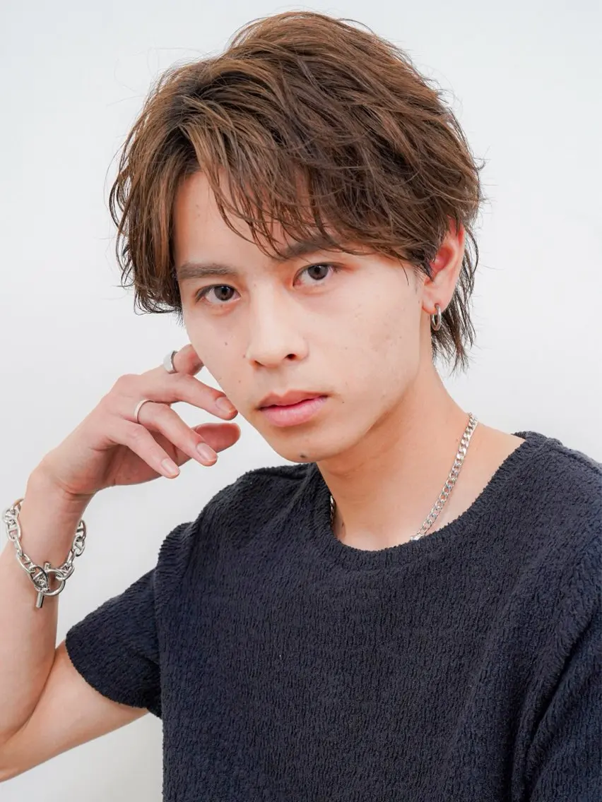 メンズ パーマ特化 山本悠世のヘアスタイル