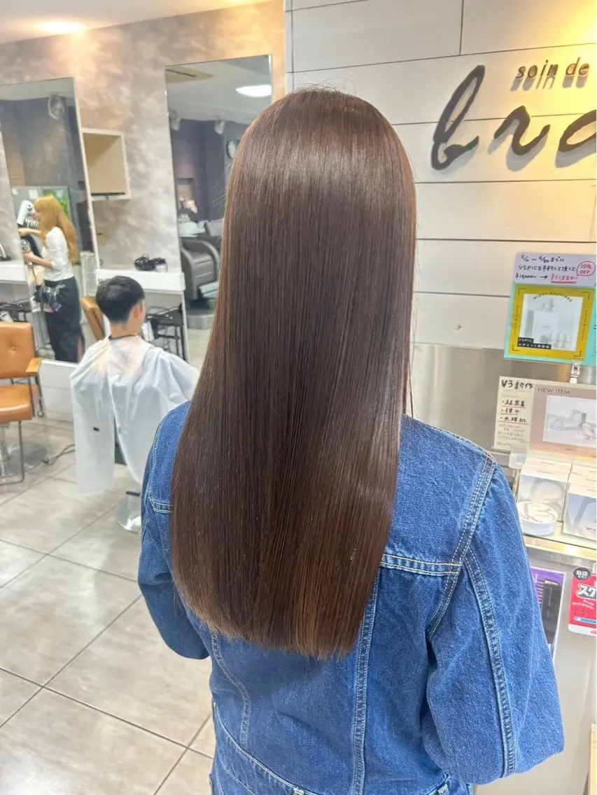 縮毛矯正(カットなし)+トリートメントの写真