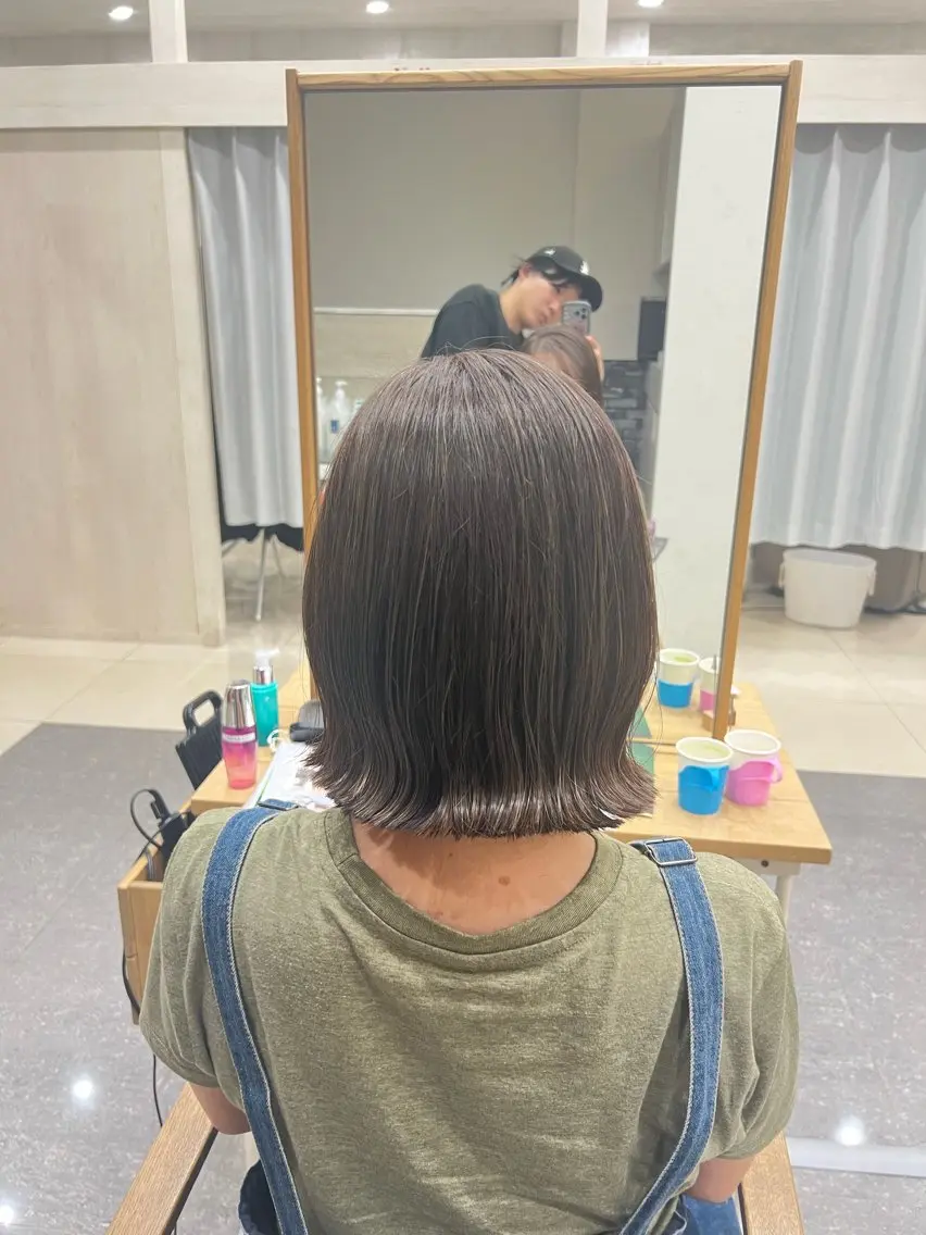 ミディアム カラー ヘアカラー 白髪ぼかし特化/富沢 太白区/千葉達人のヘアスタイル