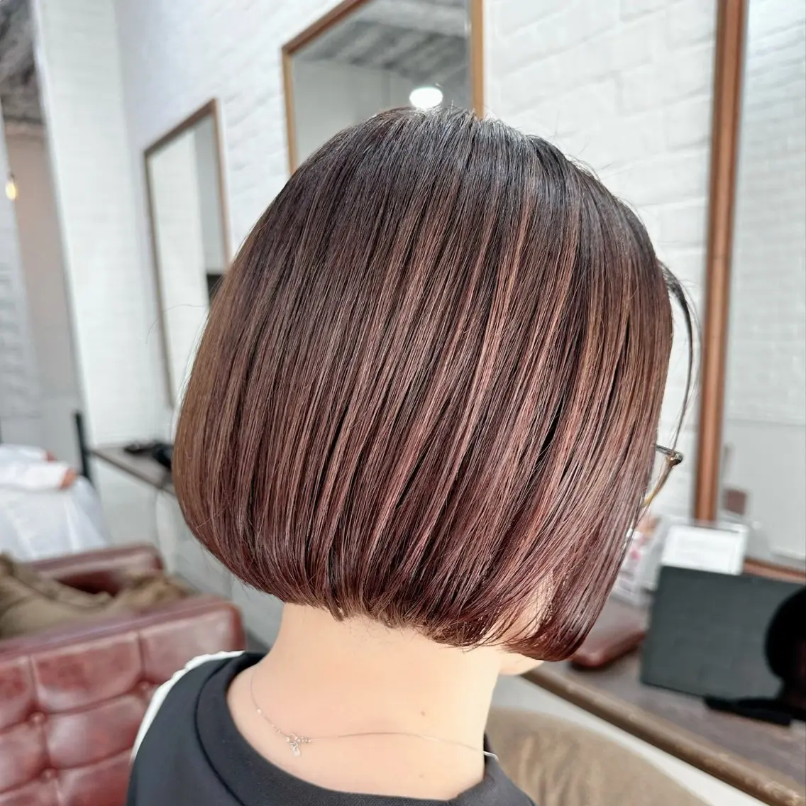 ショート カット ヘアカラー トリートメント ✨縮毛矯正✨ 知念あたるのヘアスタイル