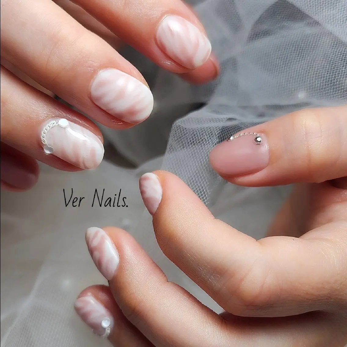 ネイル アニマル柄 ピンク ハンドネイル Ver Nails.のその他イメージ