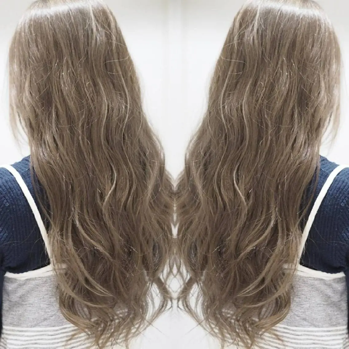 カラー ロング 辻 竜也　のヘアスタイル