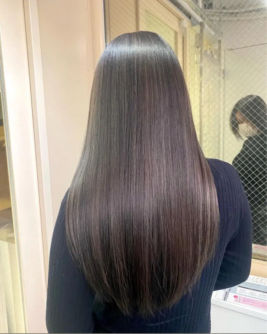 ワンカラー➕髪質改善ケラチントリートメント【🌙20:00限定‼️】の写真
