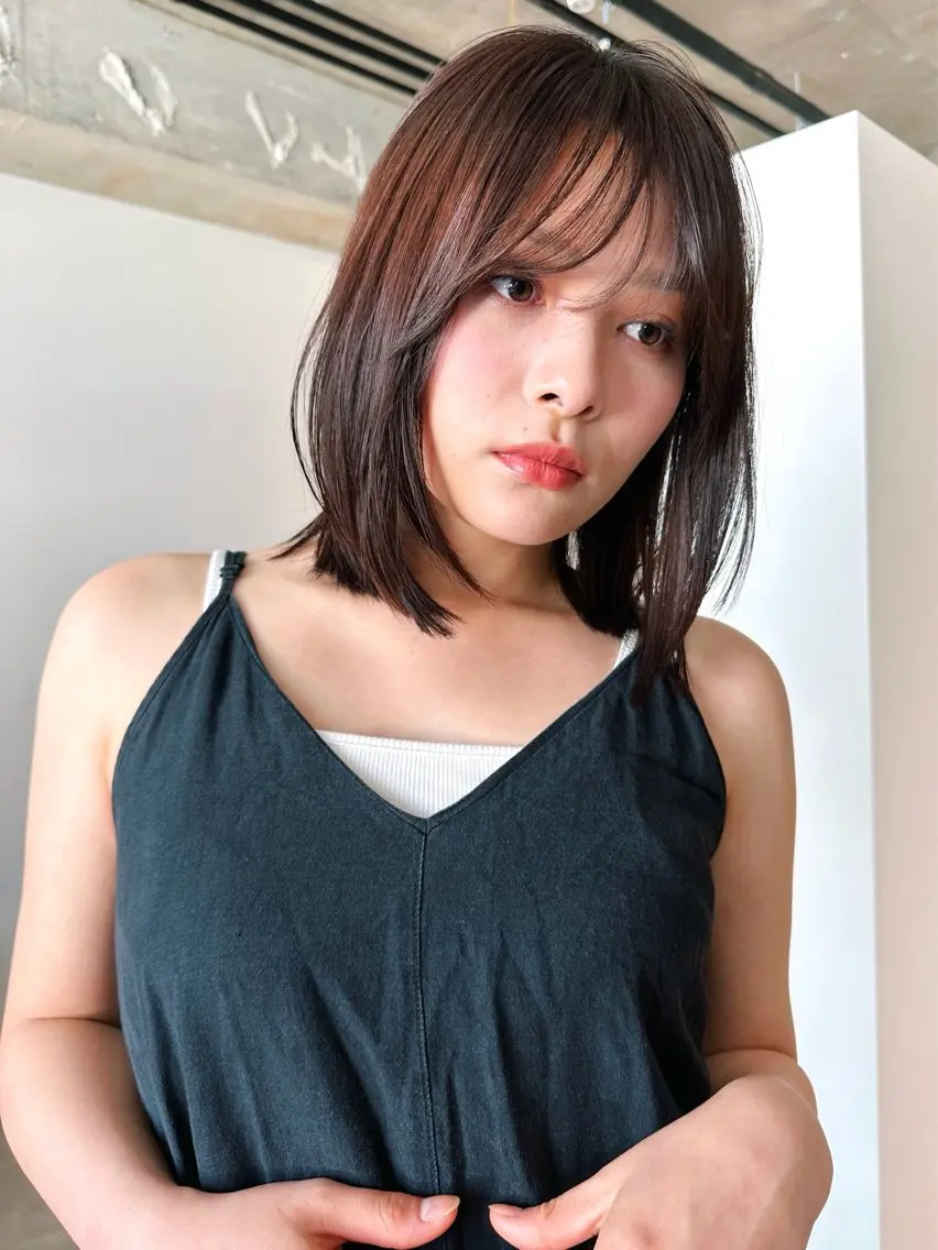 ショート カラー パーマ kazuki【顔周り ×レイヤーカット】のヘアスタイル