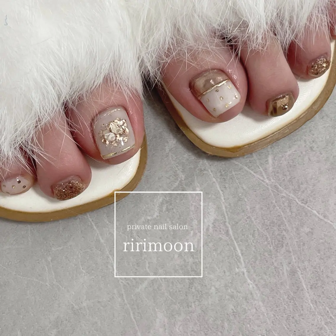ネイル フットネイル ririmoon eriのネイルデザイン