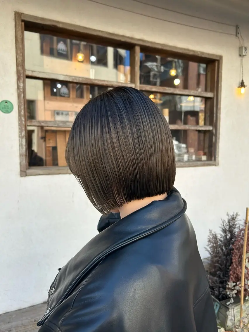 ショート ボブ hairlabo haru🌿ナナハのヘアスタイル