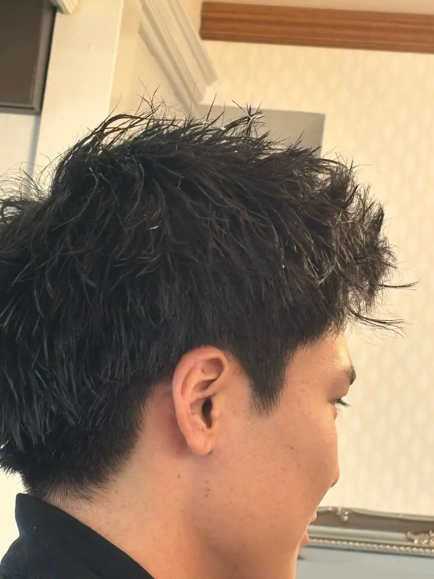 ショート パーマ メンズ スパイキーショート ショートヘア おしゃれ泥棒 石原メンズ特化美容師のヘアスタイル
