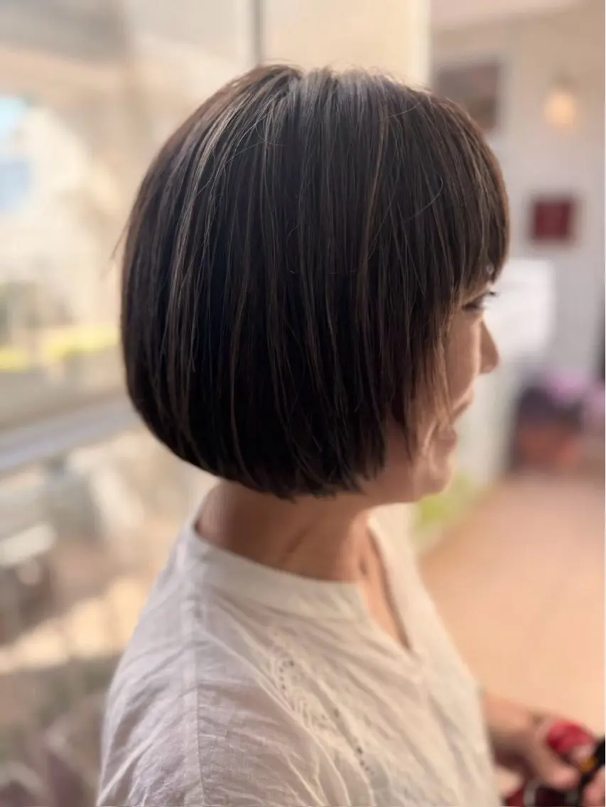 ショート ボブ 上村 直輝のヘアスタイル