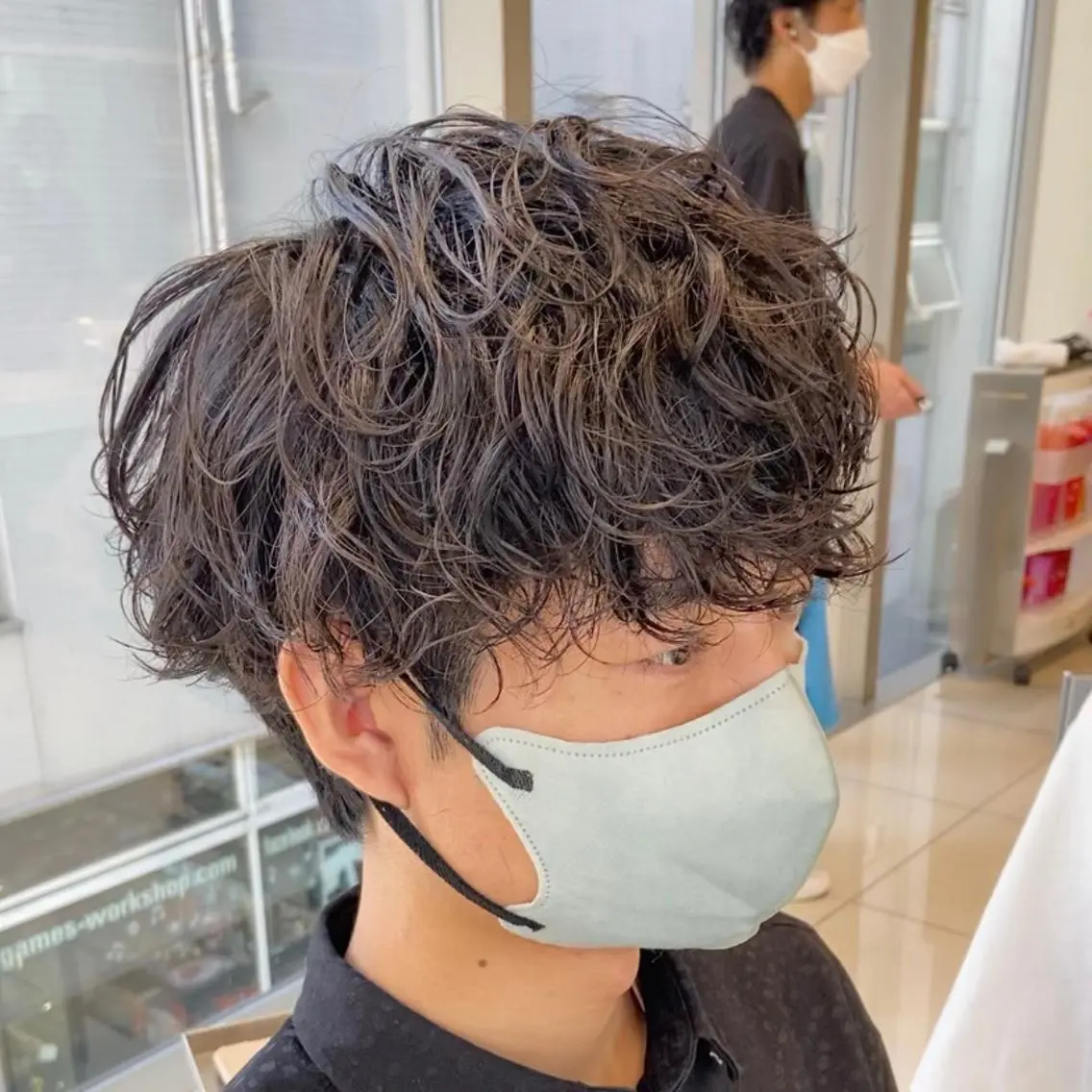 パーマ メンズ メンズパーマ メンズ縮毛矯正 ♠️店長下平隼人のヘアスタイル