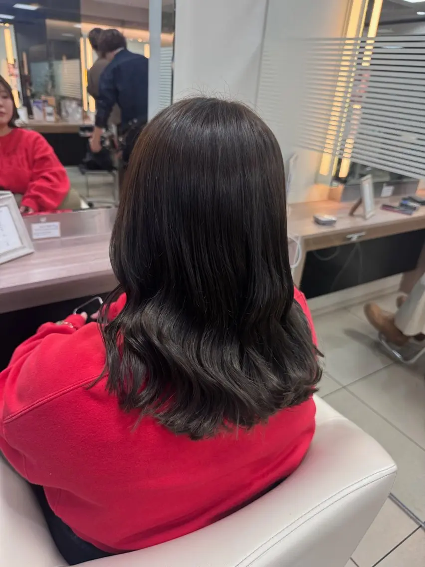 カラー ヘアカラー トリートメント 海外ベージュカラー 茅ヶ崎/sakuraのヘアスタイル