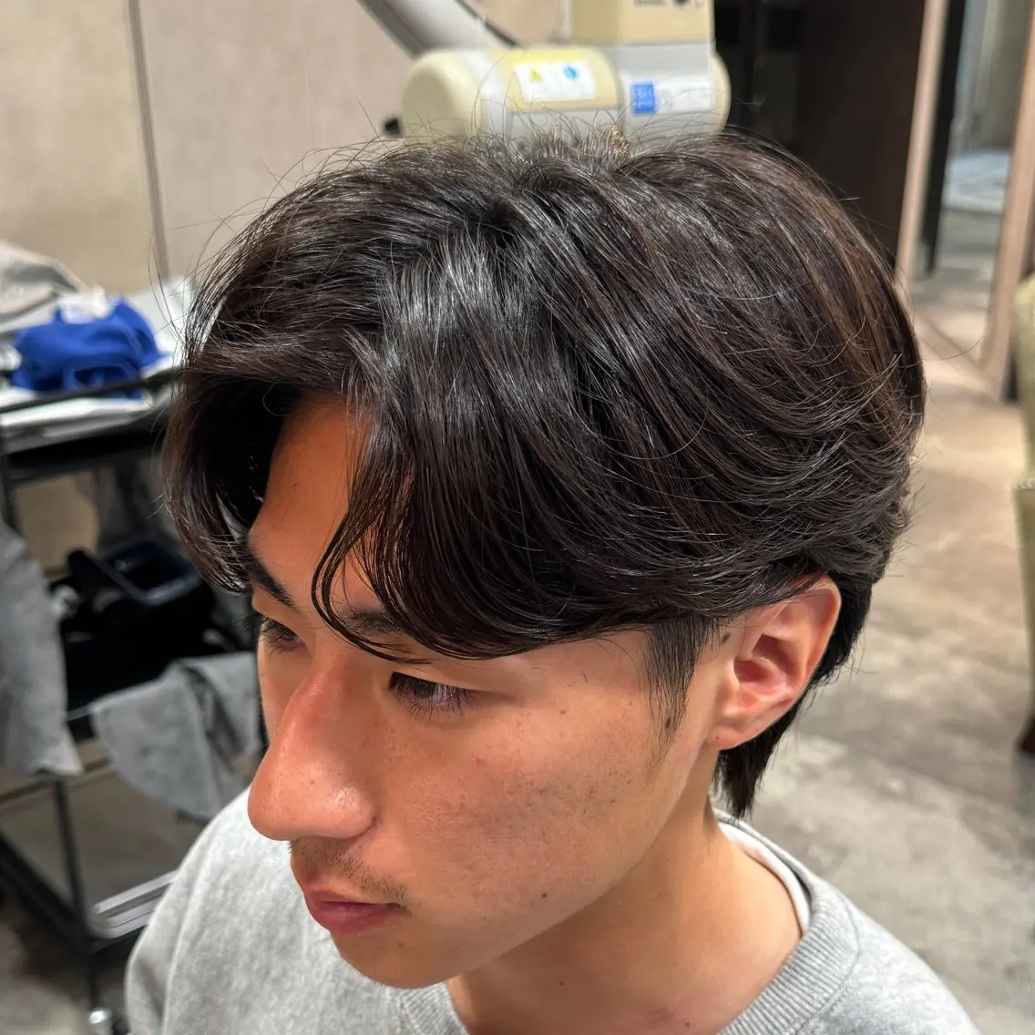 ショート パーマ メンズ メンズブリーチ メンズハイライト カルマパーマ メンズメッシュ メンズパーマ 優太朗/仙台/メンズ /波巻き/ツイスパ/のヘアスタイル