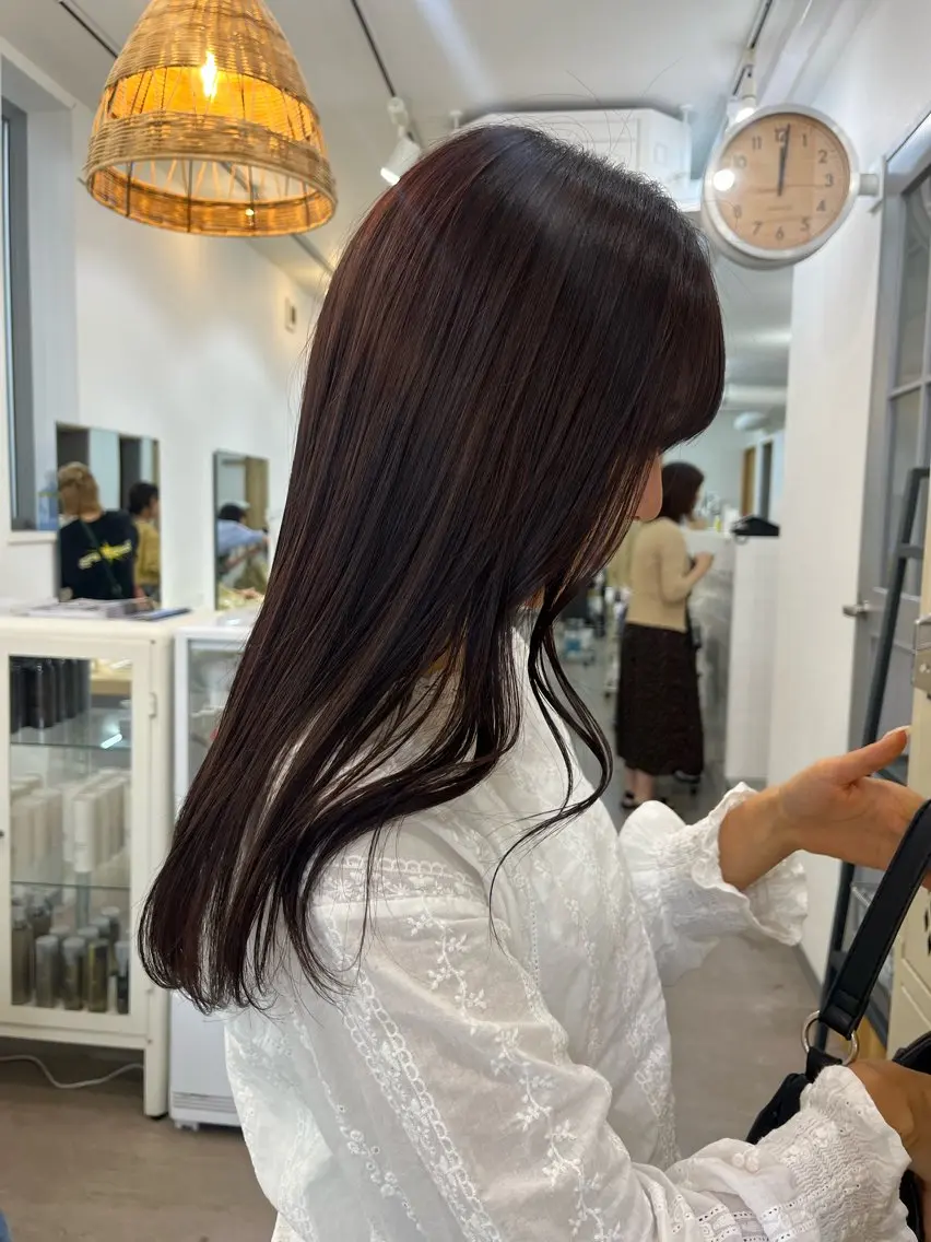 ロング カラー ヘアカラー トリートメント 🌼sunc HINAMI🌼のヘアスタイル