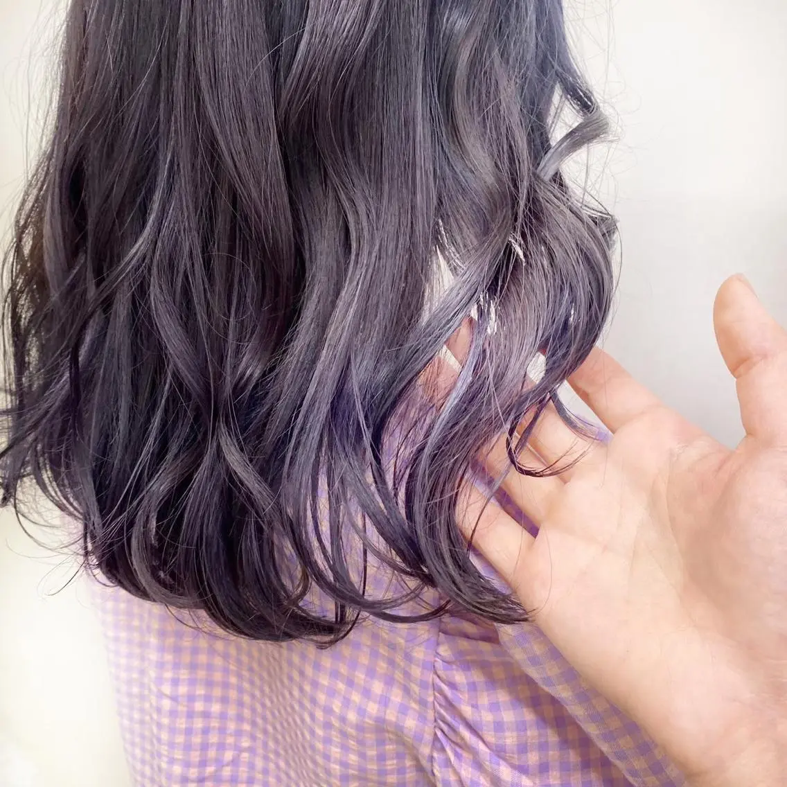 ミディアム カラー ラベンダーカラー 💕上野美容師☁ ブリーチ💖サワのヘアスタイル