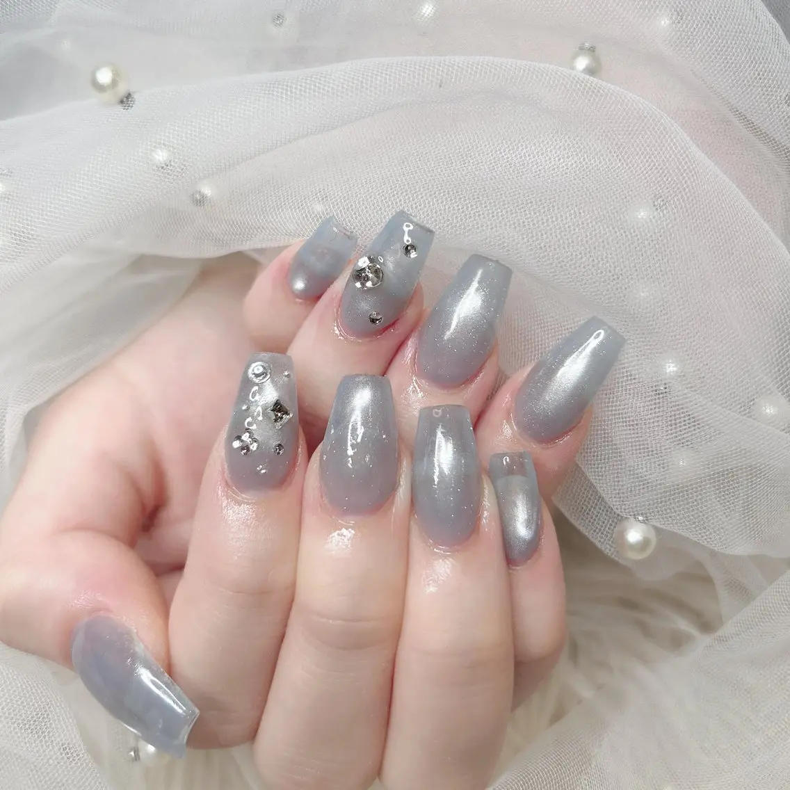 ネイル マグネットネイル ハンドネイル EMU NAILのネイルデザイン