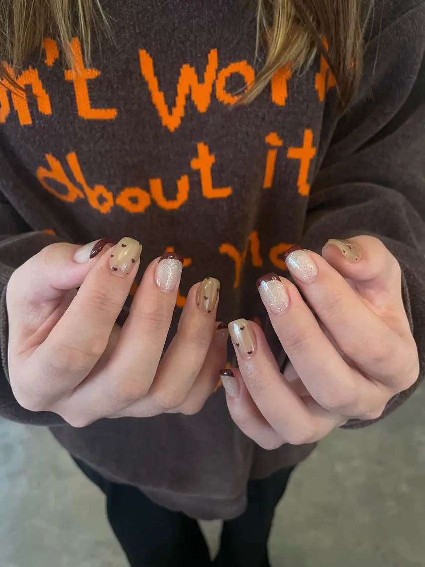 ネイル バレンタイン ハンドネイル roof nailのネイルデザイン