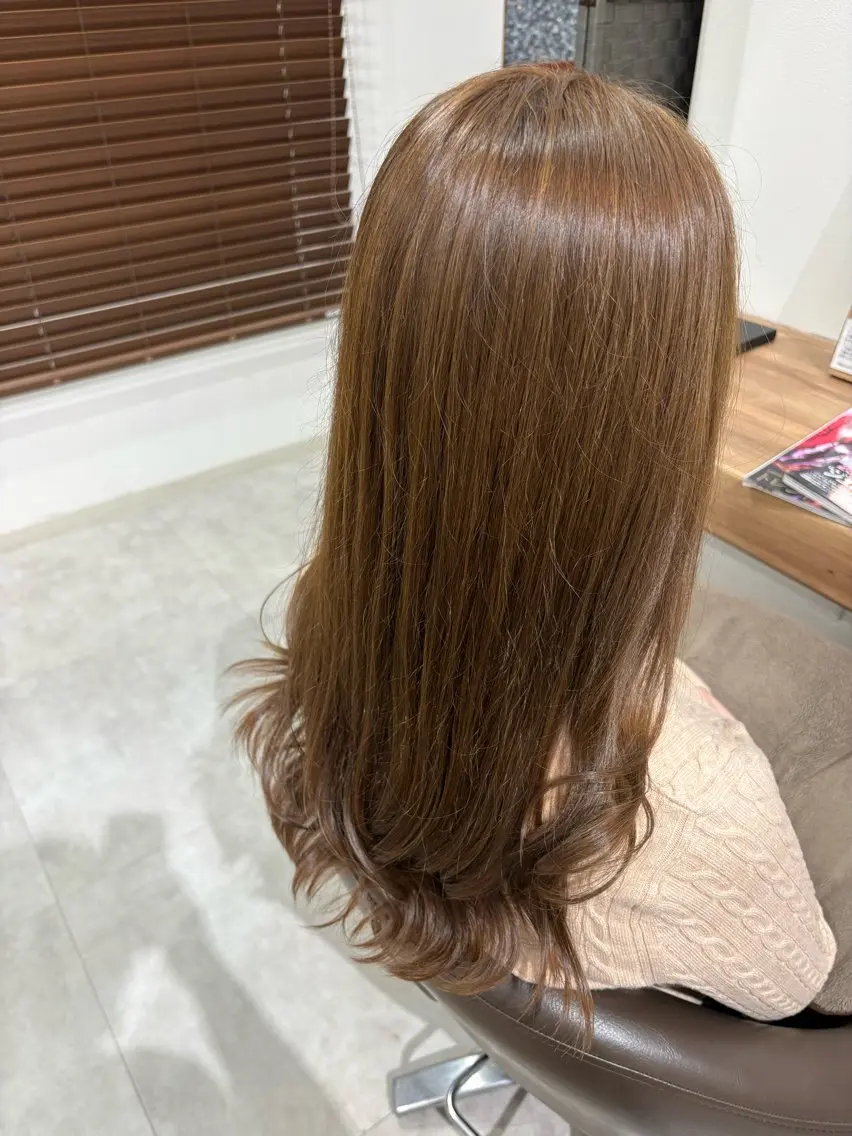 カラー ベージュカラー ヘアカラー 渡邊 玲来のヘアスタイル