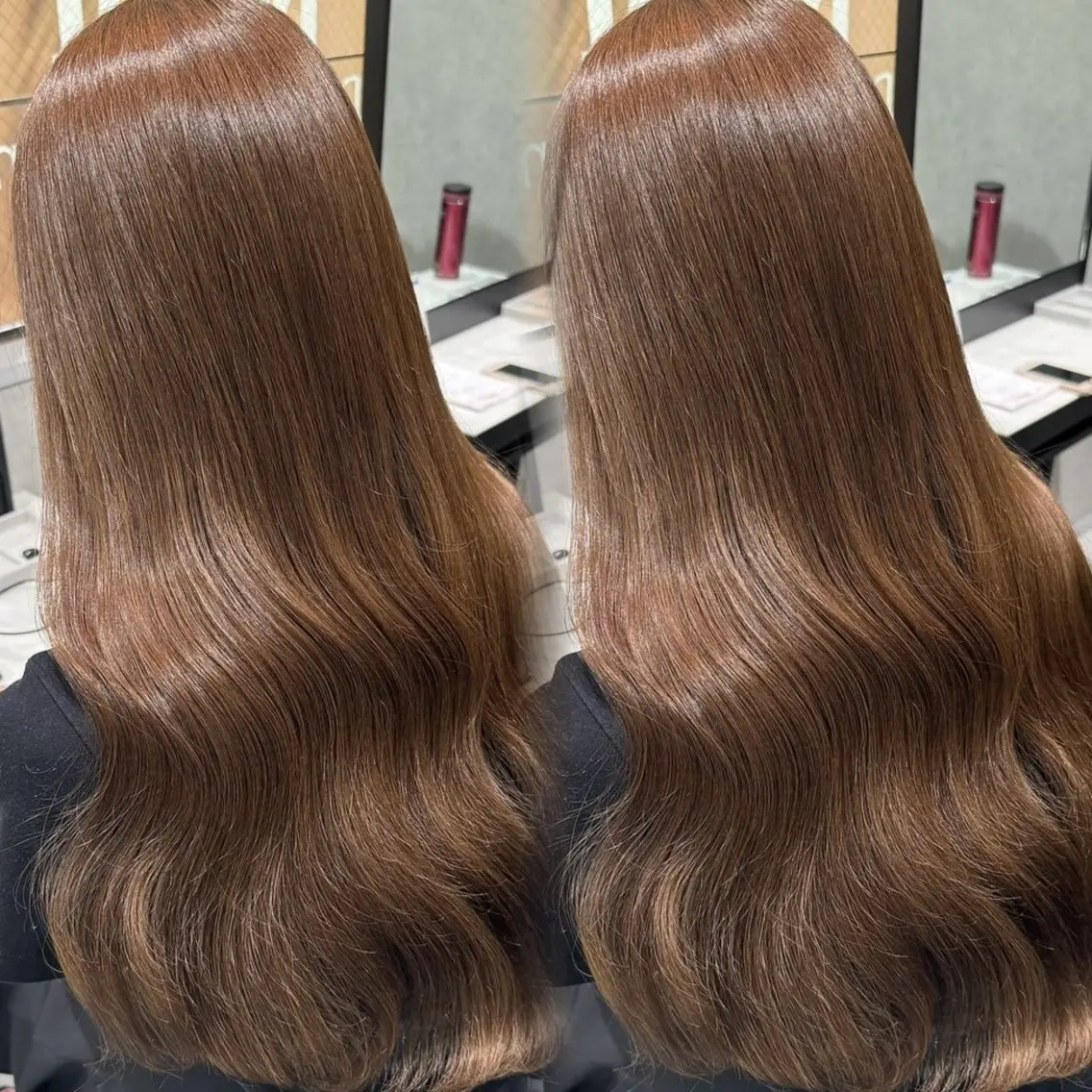 ロング カラー ブラウンカラー マロンブラウン ヘアカラー 髪質改善/透明感ヘア 🩶RURIのヘアスタイル