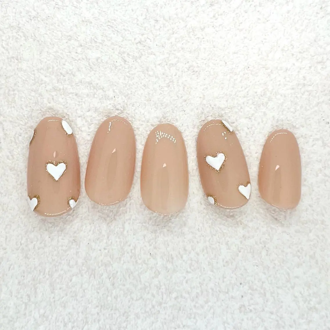 ネイル ハート 韓国ネイル Nail Mikakoのネイルデザイン