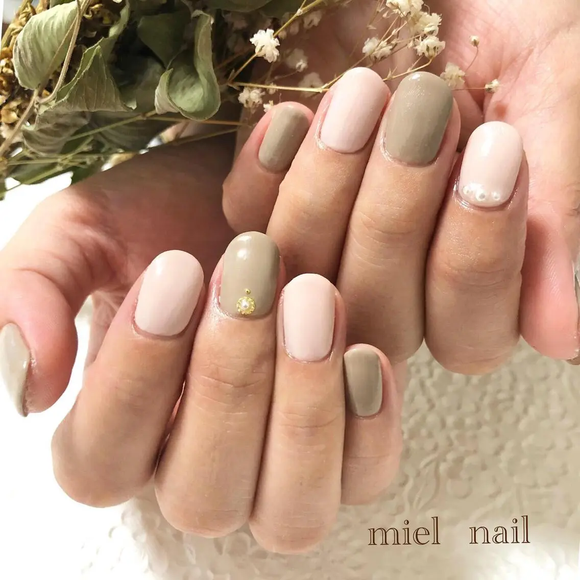 ネイル ハンドネイル miel nailのネイルデザイン