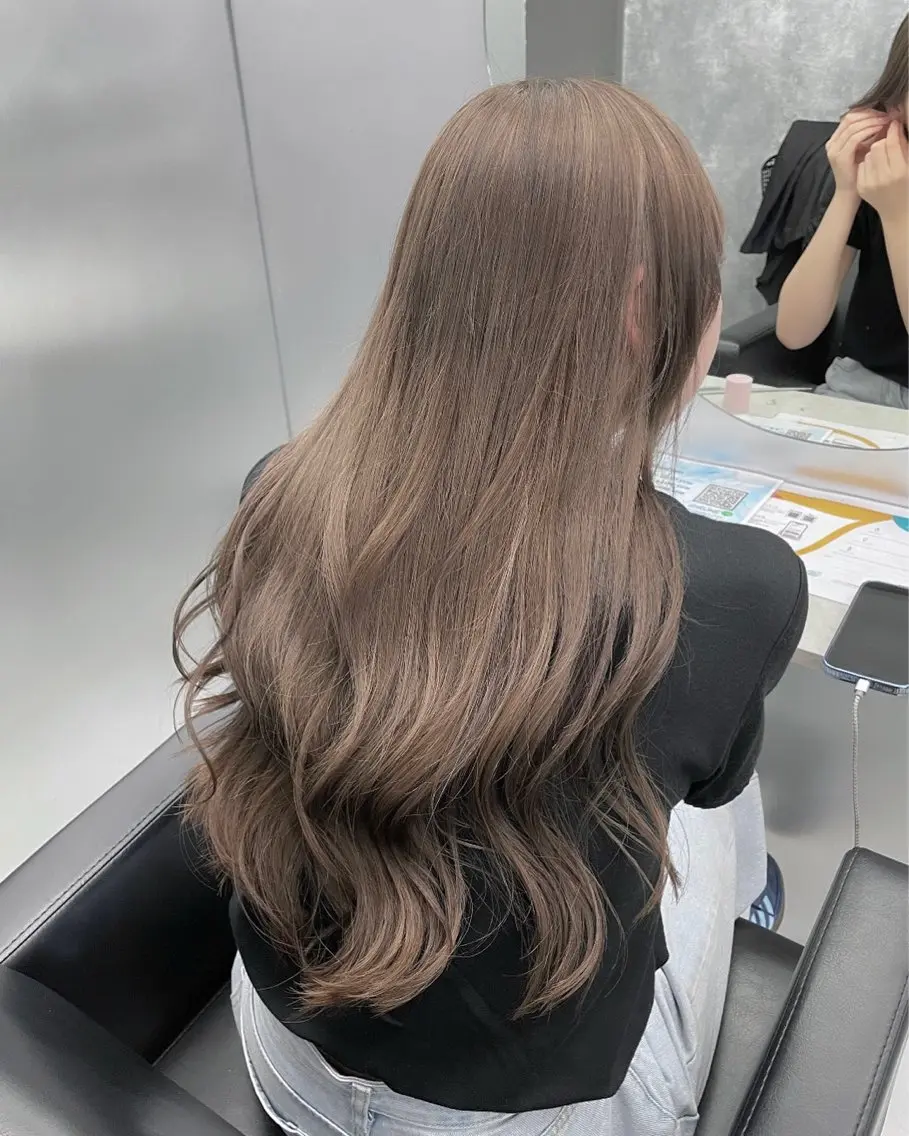 ロング カラー ヘアカラー トリートメント ʜᴀʀᴜᴋᴀ♱メンズ ウルフ/ブリーチのヘアスタイル