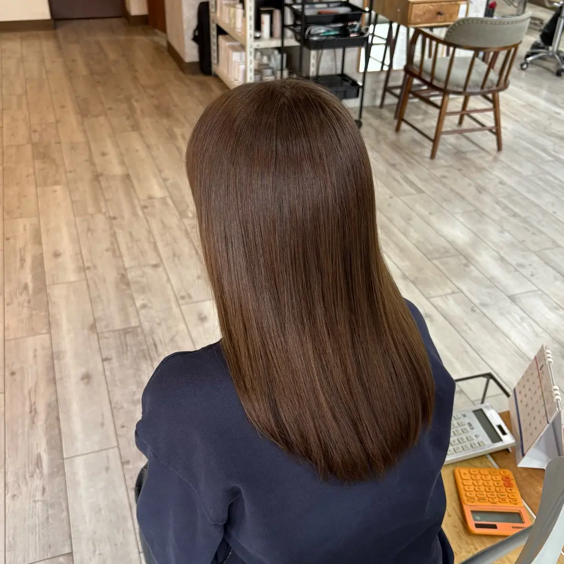 セミロング カラー なぎは/似合わせ・ ナチュラルカラーのヘアスタイル