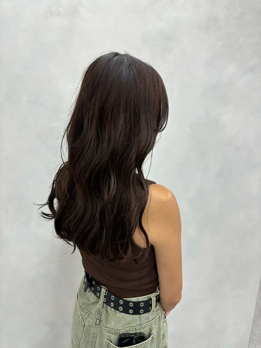 カットカラーモデルの写真
