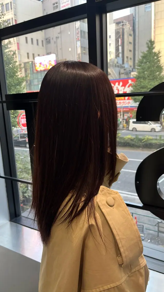 セミロング カラー ヘアカラー ヘアカラー/髪質改善 /新宿/AiNAのヘアスタイル