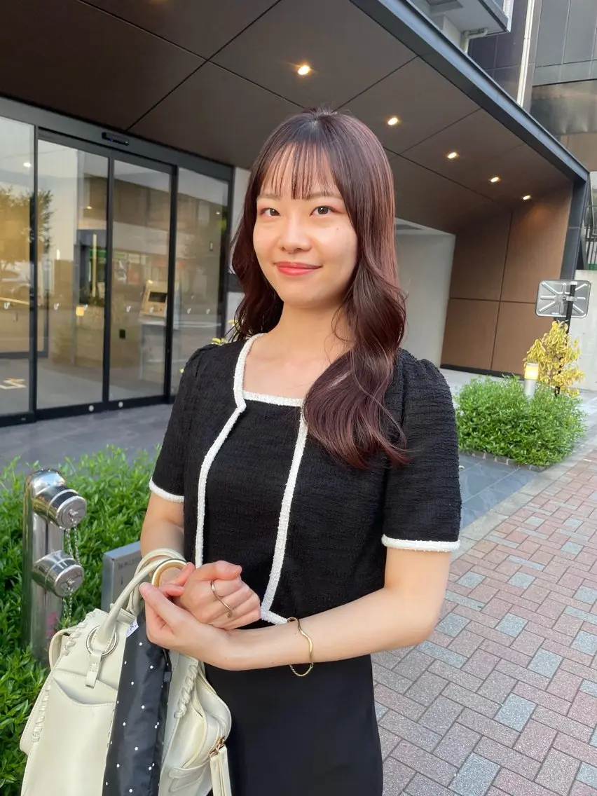 ロング カラー 顔周りカット 似合わせカット 小顔カット カット ヘアカラー 久保田 千尋のヘアスタイル