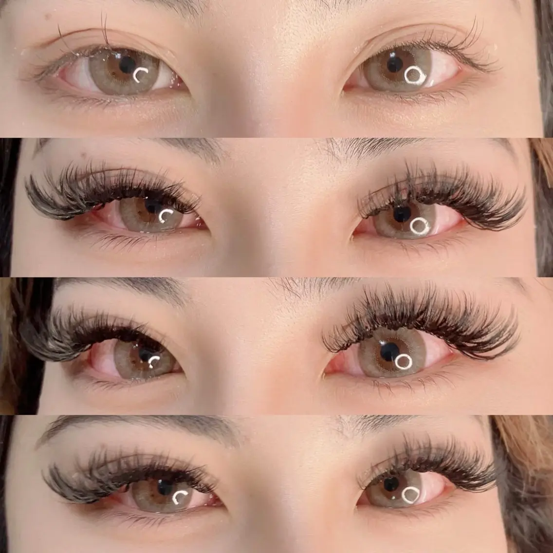 マツエク・マツパ 付け放題 ボリュームラッシュ linda lashesのマツエク・マツパデザイン